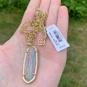 KENDRA SCOTT • Layla Gold Long Pendant Necklace